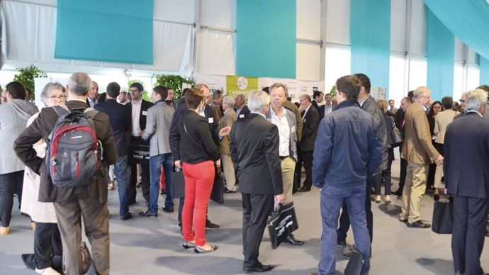 Le Carrefour des matières premières, organisé par Nutrinoë le 16 septembre au Space, a rassemblé plus de trois cents personnes.Y. BOLOH