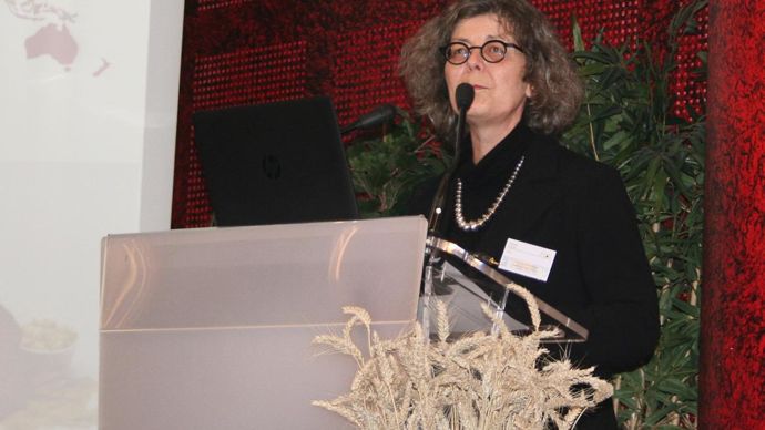 Hélène Lucas, coordinatrice de la Wheat Initiative : « Le blé bénéficie de quatre fois moins d'investissements que le maïs pour une surface cultivée dans le monde, de 40 % plus élevée. »B. CAILLIEZ