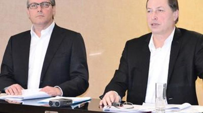 Pierre Couderc, directeur général, et Christian Pèes, président, se félicitent d'avoir déjà formalisé une centaine de « contrats de progrès » avec leurs adhérents.F. JACQUEMOUD