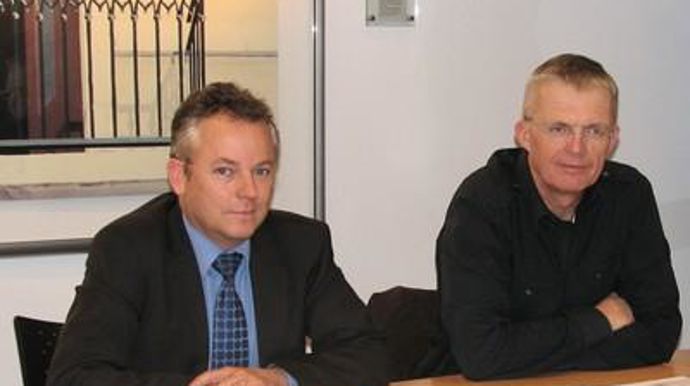 François Pignolet, le nouveau directeur (à gauche et Roland Primas, le président, veulent poursuivre une diversification maîtrisée.C. HIET