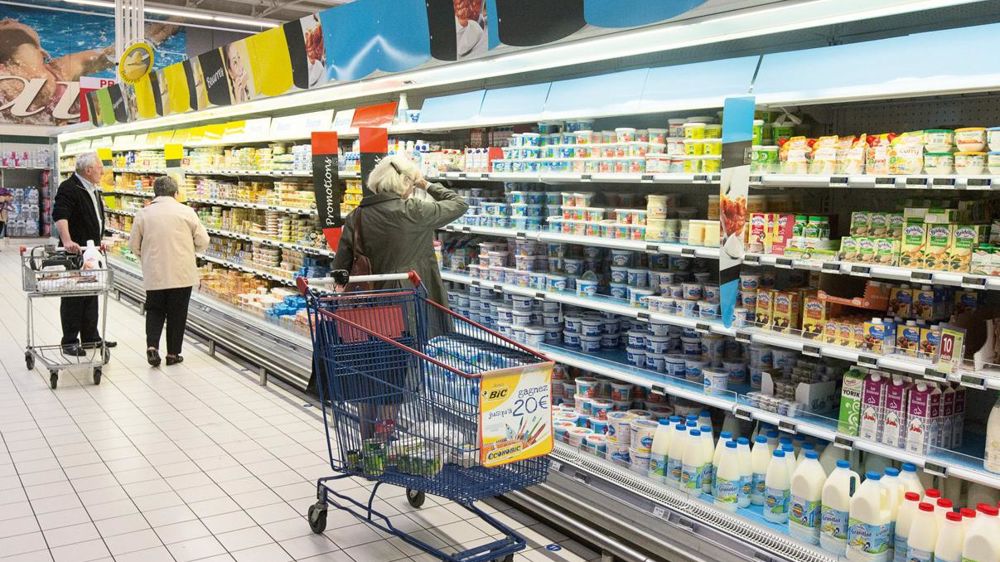 Malgré la guerre des enseignes, le rayon produits laitiers des grandes surfaces est l'un des plus rémunérateurs avec 3,7 % de marge nette.© CLAUDIUS THIRIET