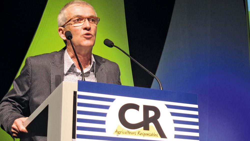 Agriculteur dans le Gers, Bernard Lannes a été réélu à la présidence de la Coordination Rurale.