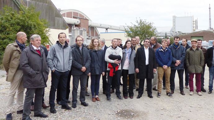 Les distributeurs « déterminants dans le segment des starters » ont visité l'usine de Krefeld avec les équipes de Compo expert France.R. FOURREAUX