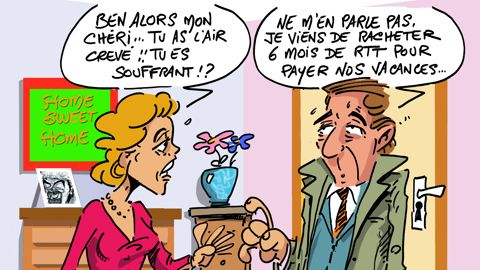 Les salaries peuvent travailler et monétiser leurs jours de RTT.