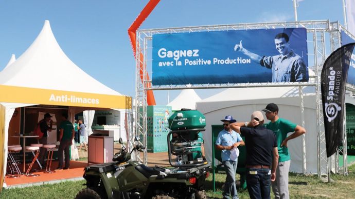 De Sangosse s'inscrit dans la Positive production, « démarche qui séduit les agriculteurs ».