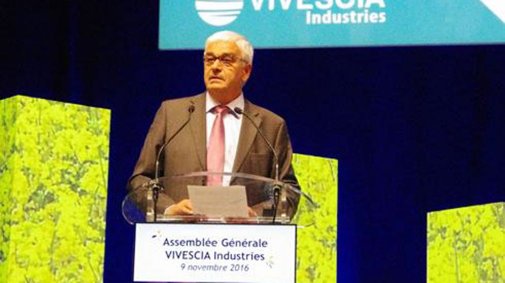 « Nous rentrons dans une nouvelle phase de notre histoire, celle de la création de valeur, notamment dans les pays émergents de l'Asie », annonce François Gandon, président du conseil de surveillance de Vivescia Industries. © C. URVOY « Nous rentrons dans une nouvelle phase de notre histoire, celle de la création de valeur, notamment dans les pays émergents de l'Asie », annonce François Gandon, président du conseil de surveillance de Vivescia Industries. © C. URVOY « Nous rentrons dans une nouvelle phase de notre histoire, celle de la création de valeur, notamment dans les pays émergents de l'Asie », annonce François Gandon, président du conseil de surveillance de Vivescia Industries. © C. URVOY « Nous rentrons dans une nouvelle phase de notre histoire, celle de la création de valeur, notamment dans les pays émergents de l'Asie », annonce François Gandon, président du conseil de surveillance de Vivescia Industries. © C. URVOY