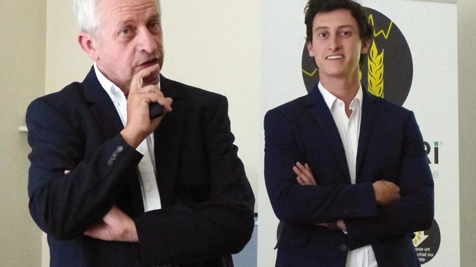 Gilles Jeudy, président, et Raphaël Jeudy,DG desEts Jeudy.R. FOURREAUX