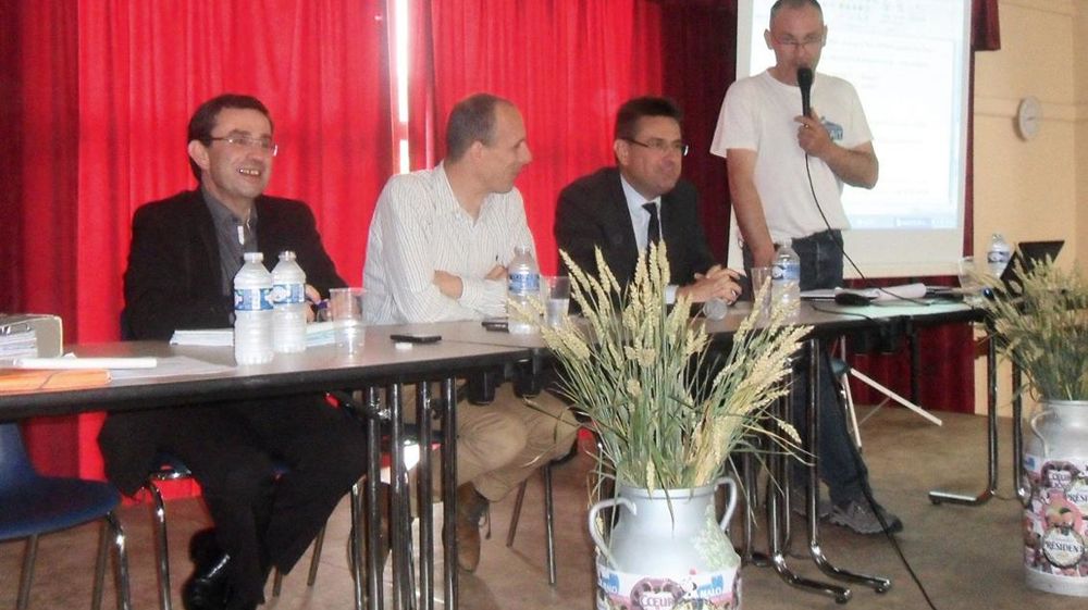 Les industriels Bongrain et Lactalis ont participé à l'assemblée générale de FMB Grand Ouest fin juin. © P.LC