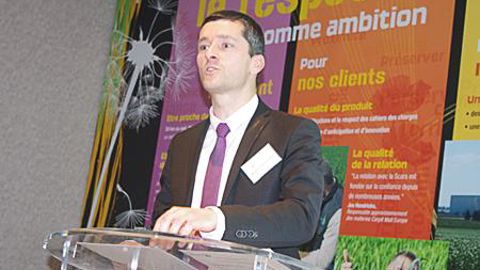 « Nos métiers historiques étant des marchés matures, nous devons maintenant développer d'autres activités pour diversifier nos sources de revenus », précisait Jean-Pierre Flogny, président de la Scara, lors de l'AG de la coopérative le 8 décembre. © C. URVOY « Nos métiers historiques étant des marchés matures, nous devons maintenant développer d'autres activités pour diversifier nos sources de revenus », précisait Jean-Pierre Flogny, président de la Scara, lors de l'AG de la coopérative le 8 déc