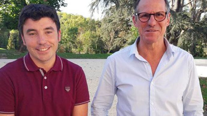 Johann Landreau, DG de Landreau Agro et Landreau Solutions (à g.), et Denis Huré, président de Huré Agri Consult. Johann Landreau, DG de Landreau Agro et Landreau Solutions (à g.), et Denis Huré, président de Huré Agri Consult.