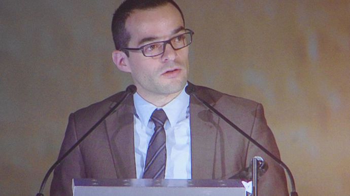 Alexandre Sorin, ici, lors de l'AG du 13 décembre 2016, occupe la fonction de directeur général du groupe Lorca depuis décembre 2011. © C. URVOY Alexandre Sorin, ici, lors de l'AG du 13 décembre 2016, occupe la fonction de directeur général du groupe Lorca depuis décembre 2011. © C. URVOY