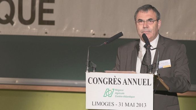 Lors du congrès du Négoce agricole Centre-Atlantique, le directeur Jean-Guy Valette a insisté, entre autres, sur la présence du syndicat lors des discussions sur l'eau.