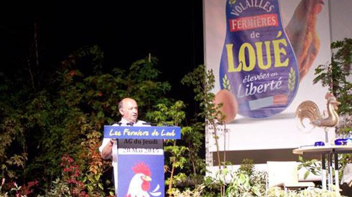 Ces partenariats « multiplient les occasions de rencontrer nos consommateurs dans d'autres rayons », a souligné Alain Allinant, président de la coopérative. © A. MABIRE Ces partenariats « multiplient les occasions de rencontrer nos consommateurs dans d'autres rayons », a souligné Alain Allinant, président de la coopérative. © A. MABIRE