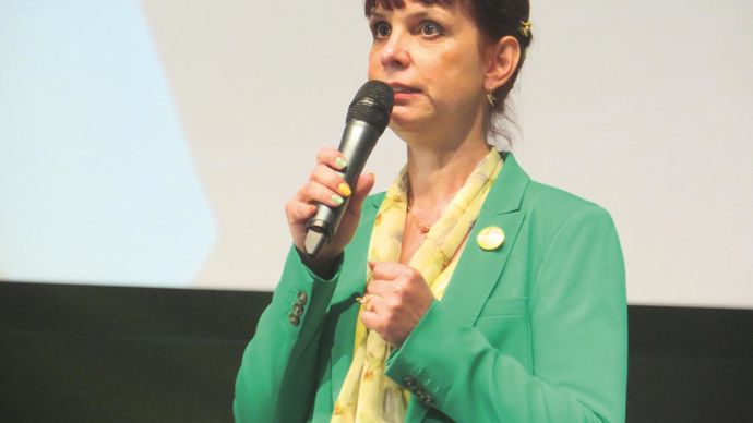 Laurence Gosseaume, PDG de Phyto Service, annonce un chiffre d'affaires 2013-2014 de 51,8 M€.M. COISNE