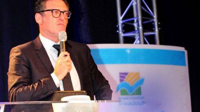 Franck Clavier, directeur général de Vivadour, poursuit la construction d'agro-chaînes qui permettent, en amont, de contractualiser les cultures de ses adhérents. © VIVADOUR