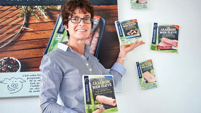 Sophie Bertrand, responsable qualité du groupe Cooperl Arc Atlantique : « La démarche bien-être est fédératrice, car elle concerne tous les maillons de la filière. »T. PASQUET