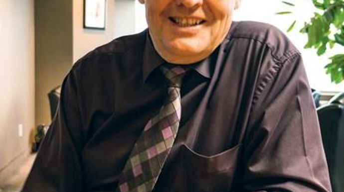 Denis Richard, président de la Coop fédérée, au siège social, à Montréal. « Je crois dur comme fer à la formation d'une filière coopérative internationale. »N. MESLY