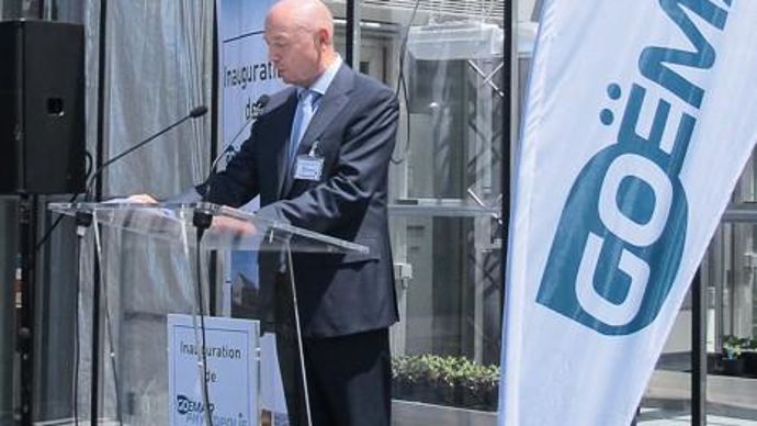 Jean-Pierre Princen devant le nouveau centre d'innovation Phytopolis de Saint-Malo (Ille-et-Vilaine).R. FOURREAUX