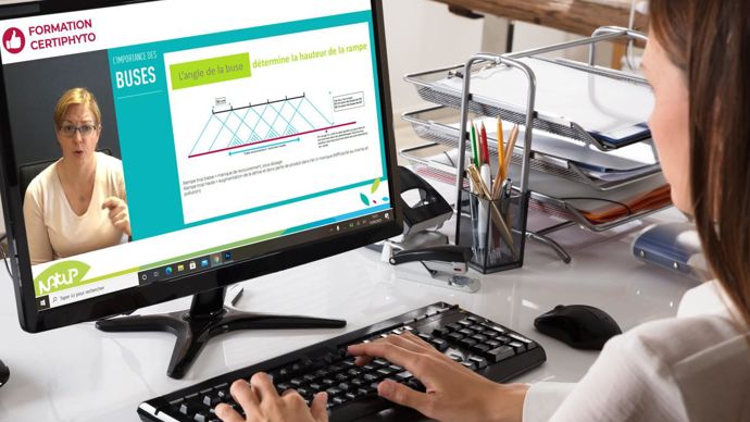 « Au total, il y a 5 h 30 de contenu à parcourir en toute autonomie sur une semaine qui se clôture par 1 h 30 de classe virtuelle », précise la coopérative NatUp.