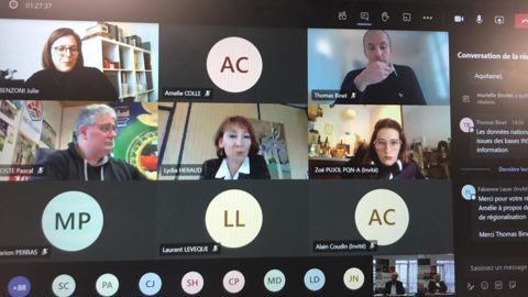 Pour présenter l’étude Trace, LCA Nouvelle-Aquitaine avait organisé une table ronde avec Vertigo Lab, des élus régionaux et le centre de ressources Pays et quartiers de Nouvelle-Aquitaine. © LCA NA
