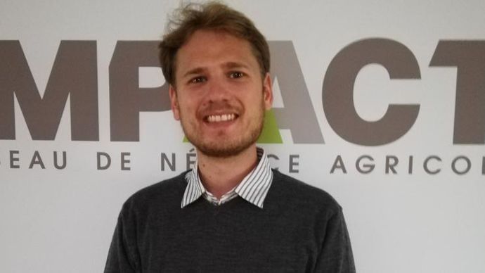 Alexandre Bourg est devenu à 29 ans animateur sud-ouest d’Impaact après cinq années passées chez Mas Seeds.