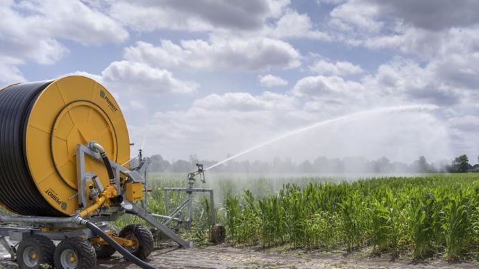 La solution Manna Irrigation alerte les producteurs en temps réel grâce à des notifications sur les problèmes de développement des cultures détectés par l’analyse d’images satellite haute résolution et haute fréquence. © C. WATIER
