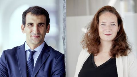 Jérémie Lecha, 33 ans, est nommé président du directoire du groupe Roullier, tandis qu’Hélène Cappe, 41 ans, est la nouvelle directrice générale du directoire. © EMMANUEL PAIN