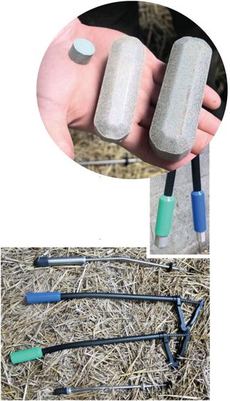 Choisir un matériel adapté. Les bolus sont de taille et de forme variées. Le lance-bolus doit correspondre aux caractéristiques du bolus. Une fois ce dernier enfoncé dans l'embout, il doit y rester quand on oriente l'appareil vers le bas. Sinon, il risque de tomber. Le lance-bolus doit être adapté à l'âge de l'animal. Certains sont spécifiques aux veaux. Enfin, l'embout doit être non blessant. Éviter les bouts de tuyaux coupés en biseau, qui risquent de blesser.