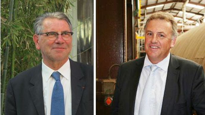 Thierry Lecomte chez Tereos, à gauche, est revenu via un communiqué dans la presse sur les propos tenus par Olivier de Bohan chez Cristal Union le 12 juin. © M. COISNE et B. CAILLIEZ Thierry Lecomte chez Tereos, à gauche, est revenu via un communiqué dans la presse sur les propos tenus par Olivier de Bohan chez Cristal Union le 12 juin. © M. COISNE et B. CAILLIEZ