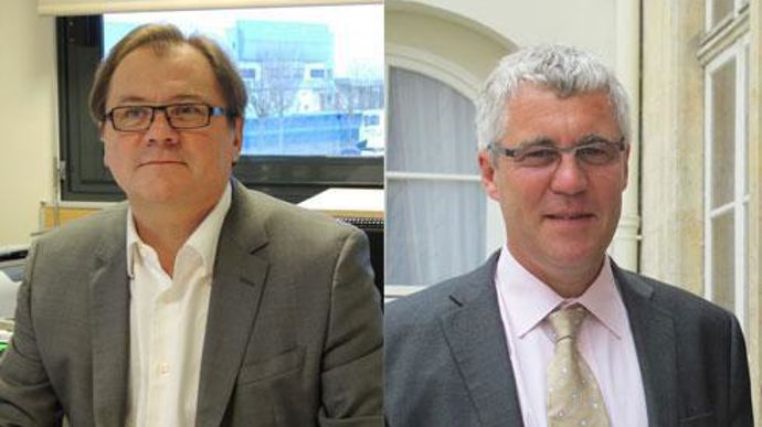 Eric Barbedette, DG d'Agridis (à gauche), et Jean-Baptiste Barbazanges, à la tête de D'Clic. Eric Barbedette, DG d'Agridis (à gauche), et Jean-Baptiste Barbazanges, à la tête de D'Clic.