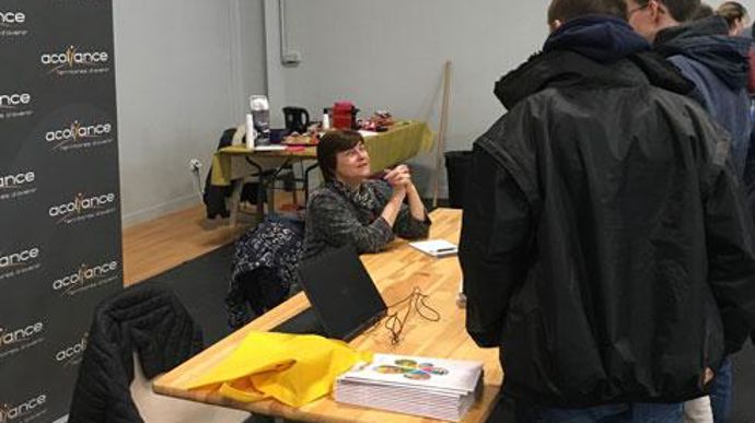 À l'instar d'une quinzaine d'entreprises, Acolyance est venue à la rencontre des étudiants du lycée agricole de Thillois. À l'instar d'une quinzaine d'entreprises, Acolyance est venue à la rencontre des étudiants du lycée agricole de Thillois.