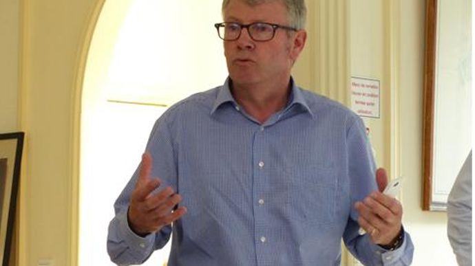 C'est Jean-François Loiseau, président d'Axéréal, qui a fait l'annonce le 23 juillet à la presse. © R. FOURREAUX C'est Jean-François Loiseau, président d'Axéréal, qui a fait l'annonce le 23 juillet à la presse. © R. FOURREAUX