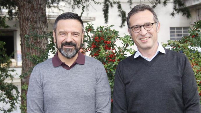 Jean-Yves Colomb, président du Groupe Dauphinoise, et Georges Boixo, directeur général.