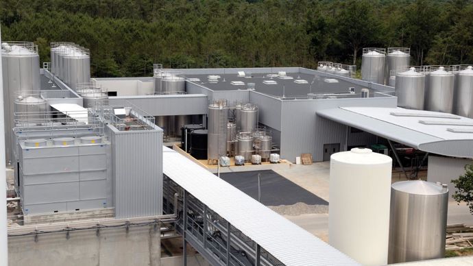 La fusion aboutira à la création du deuxième groupe coopératif laitier français derrière Sodiaal. Ici, la fromagerie HCI d'Eurial, à Herbignac (Loire-Atlantique).P. CRONENBERGER