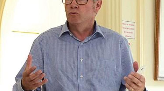 Lors d'une rencontre avec la presse fin juillet, le président d'Axéréal, Jean-François Loiseau, a fait l'annonce du projet avec Cavap-Vanagri.R. FOURREAUX