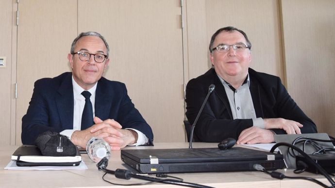 Terrena compte sur ses marques pour capter plus de valeur ajoutée, ont souligné Maxime Vandoni, DG et Hubert Garaud, son président.A. MABIRE