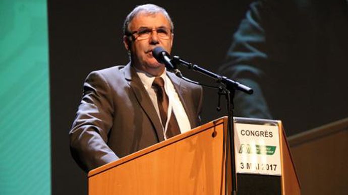 Si Jean-Guy Valette a pointé du doigt les « lourdeurs administratives » de la Pac, il a évoqué sa nécessaire « poursuite dans une Europe forte ». © M. COISNE Si Jean-Guy Valette a pointé du doigt les « lourdeurs administratives » de la Pac, il a évoqué sa nécessaire « poursuite dans une Europe forte ». © M. COISNE