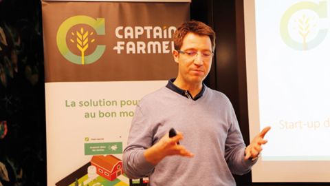       « Captain Farmer, c'est un seul outil pour répondre aux besoins de tous les agriculteurs », a déclaré Sébastien Poncelet, directeur de Captain Farmer.L. PETIT
