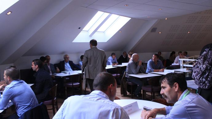 21 entreprises et 50 candidats ont participé au job dating du négoce agricole au Space, à Rennes.