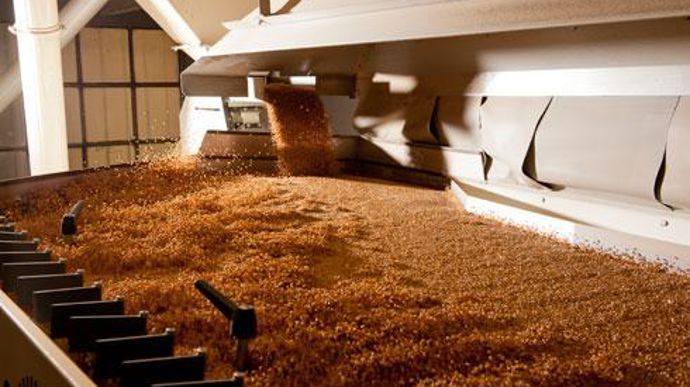 La station de semences de Soufflet, à Nogent-sur-Seine, arrive à saturation. © Groupe Soufflet