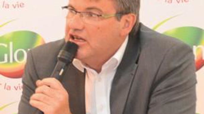 Eric Philippe, DG de Glon Sanders, lors du Space 2013.Y. BOLOH Eric Philippe, DG de Glon Sanders, lors du Space 2013.Y. BOLOH