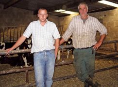 Nicolas Moulu et son père Gérard, aujourd'hui à la retraite. Nicolas Moulu et son père Gérard, aujourd'hui à la retraite.