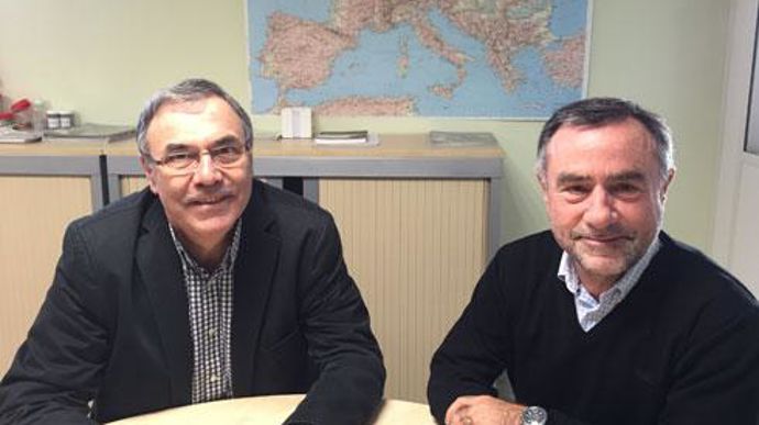 Jean-Guy Valette (à gauche), directeur du Naca, et Jean-Claude Lamy, président de France Pallice. Jean-Guy Valette (à gauche), directeur du Naca, et Jean-Claude Lamy, président de France Pallice.