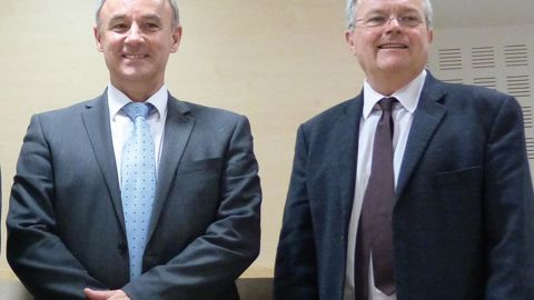 Thierry Lafaye, DG d'Ocealia, et Bernard François, DG délégué.