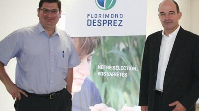 Bruno et François Desprez, à la tête de l'entreprise semencière.B. CAILLIEZ