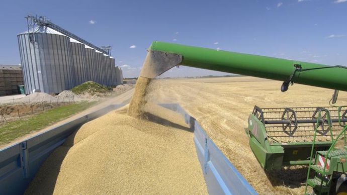 « Avec la moisson 2019 on respire, c’est la deuxième meilleure moisson depuis longtemps » se réjouit Philippe Heusele, secrétaire général de l’AGPB. © S. LEITENBERGER