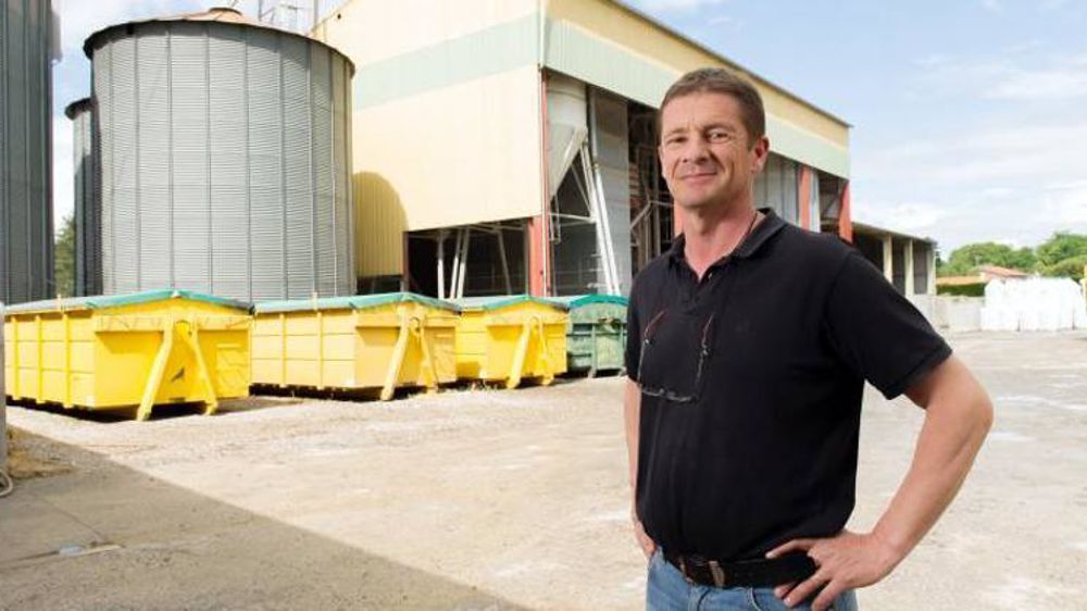 Franck Poncet, gérant des Ets Poncet, ici à Cuzieu (Loire), en 2012. © Y. CAINJO