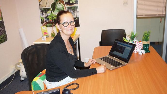 Claudie Urien, responsable recrutement et mobilité interne groupe à Triskalia, a en charge l’outil Visiotalent qui participe à la présélection des candidats.