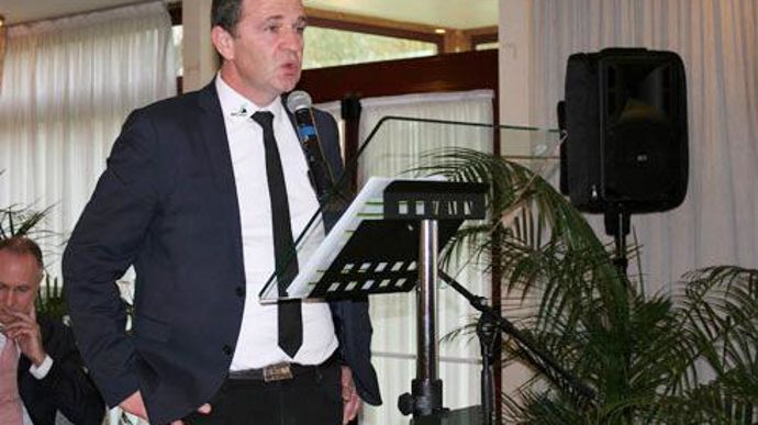 Laurent Bué, président de Nord céréales : « Nous sommes en train d'étendre de 250 mètres notre linéaire de quai. » © B. CAILLIEZ Laurent Bué, président de Nord céréales : « Nous sommes en train d'étendre de 250 mètres notre linéaire de quai. » © B. CAILLIEZ