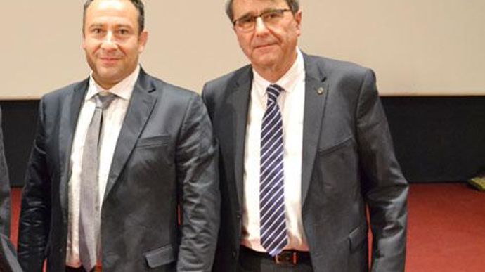 Cédric Carpène (à gauche), président de Val de Gascogne, porte avec Patrick Desangles, directeur général, le projet de reconquête de valeur ajoutée du groupe. Cédric Carpène (à gauche), président de Val de Gascogne, porte avec Patrick Desangles, directeur général, le projet de reconquête de valeur ajoutée du groupe.